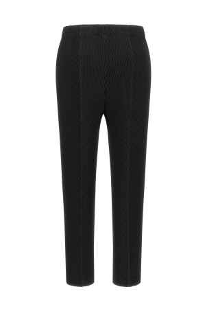 'Rhombus Pleats' pants Black