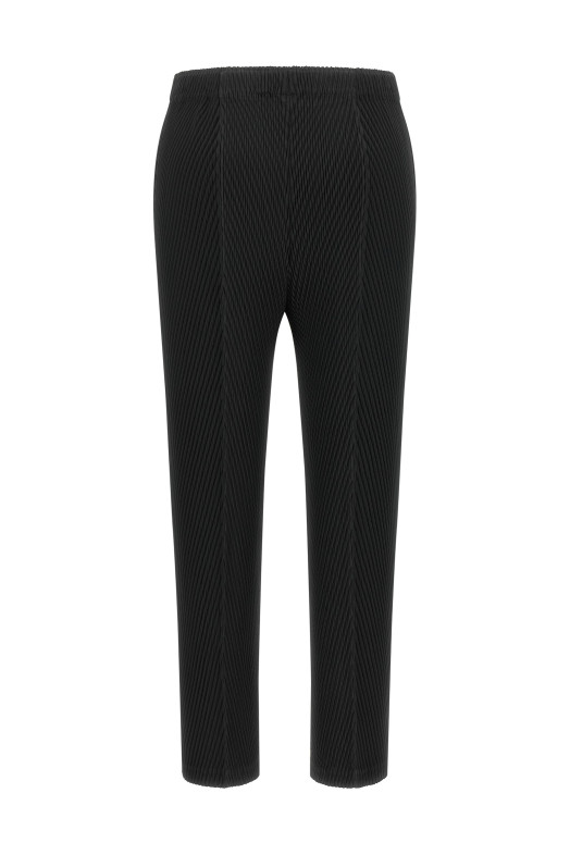 'Rhombus Pleats' pants Black