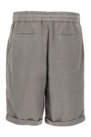 Linen bermuda shorts Gray