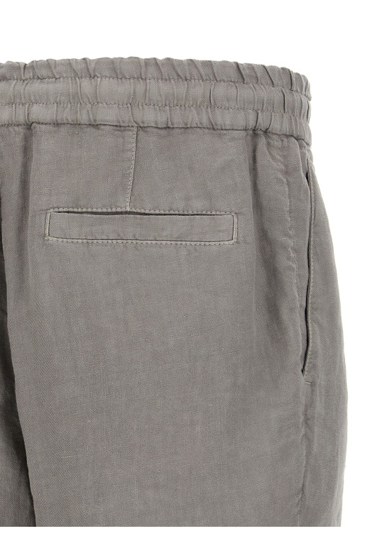 Linen bermuda shorts Gray