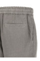Linen bermuda shorts Gray