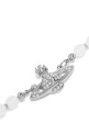 'Mini Bas Relief Pearl' chocker  Silver
