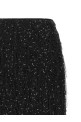 Sequin embroidery skirt Black