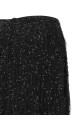 Sequin embroidery skirt Black