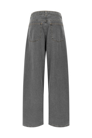 Belted jeans Gray