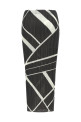 'Fold Line' skirt Gray