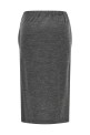 Mélange wool skirt Gray