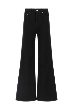 Flared leg jeans Black