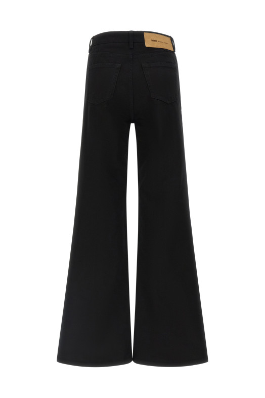 Flared leg jeans Black