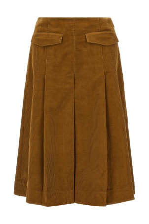Corduroy skirt Brown