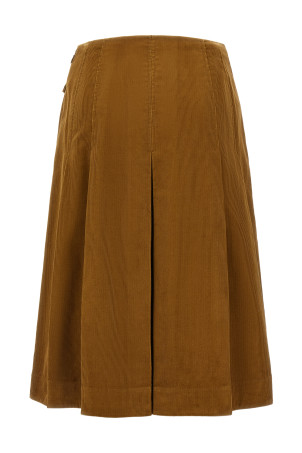 Corduroy skirt Brown