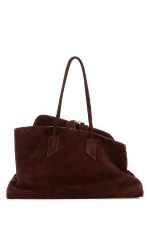 Brown suede La Passeggiata shopping bag Brown THE ATTICO (250WAH00054LBT007AA)