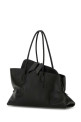 Black leather medium La Passeggiata shoulder bag White THE ATTICO (250WAH00054LBT019AA)