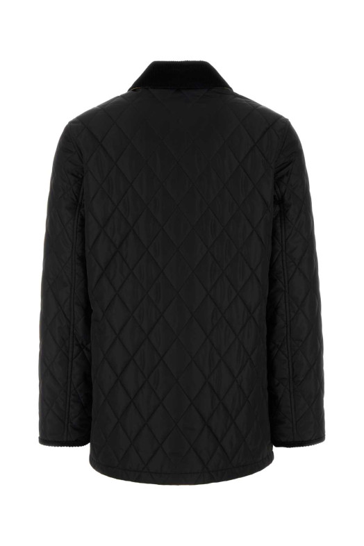 Чёрная нейлоновая куртка BURBERRY (8107463)