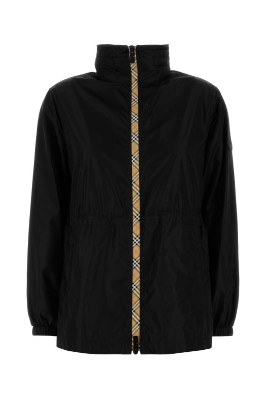 Black nylon parka Black BURBERRY (8110309)