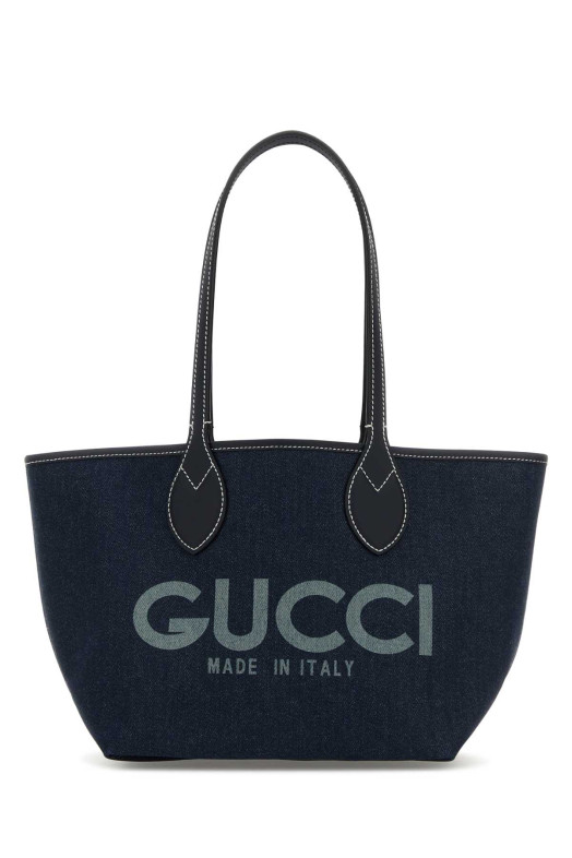 Джинсовая двусторонняя сумка для покупок Totissima от GUCCI (820496FAD3J)