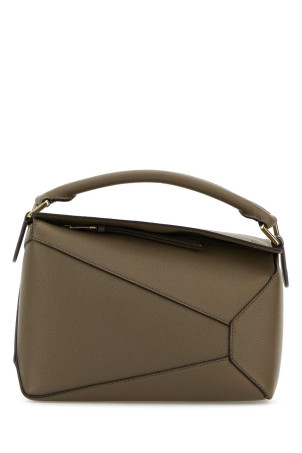 Mud leather small Puzzle Edge handbag Gray LOEWE (A510P60XAW)