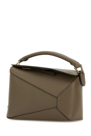 Mud leather small Puzzle Edge handbag Gray LOEWE (A510P60XAW)