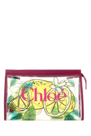 Printed rubber ChloÃ¨ Soleil clutch CHLOE (CH26AP784R87)