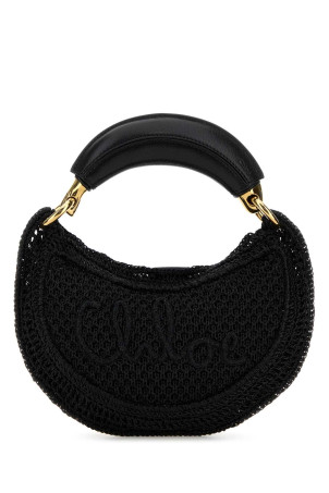 Black raffia mini Summer Banana handbag CHLOE (CH26SP921R34)