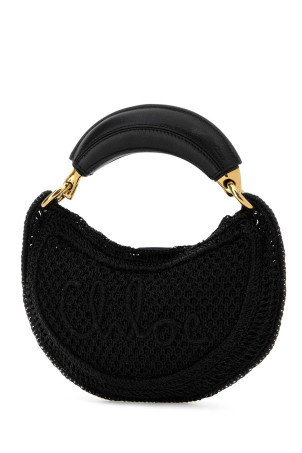 Black raffia mini Summer Banana handbag CHLOE (CH26SP921R34)