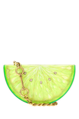Printed metal ChloÃ© Tropicus Lemon clutch CHLOE (CH26US754R78)