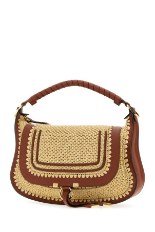 Raffia small Marcie shoulder bag CHLOE (CH26US882R60)