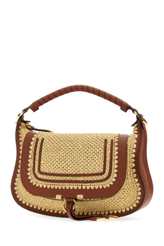 Raffia small Marcie shoulder bag CHLOE (CH26US882R60)