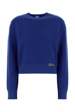 Blue wool sweater Black LOEWE (S359Y14KJ6)