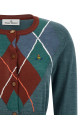 'Argyle Cropped' cardigan Multicolor