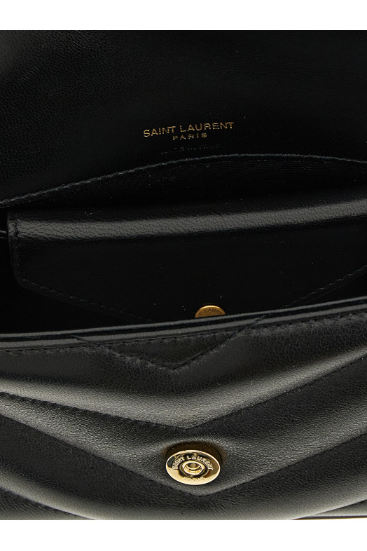 'Loulou' mini crossbody bag Black