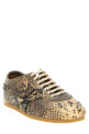 Кроссовки с змеиным принтом, бежевые DRIES VAN NOTEN  2620117000397103