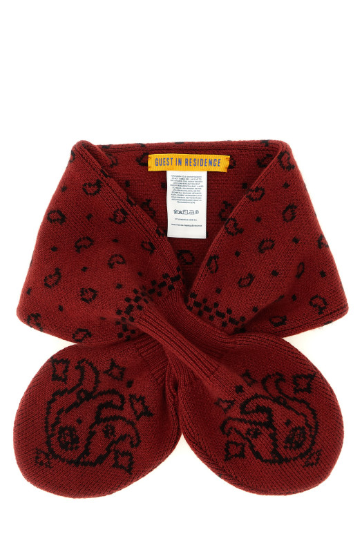 'Bandana Bowtie' scarf Red