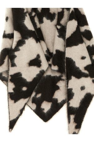'Grizzly Cowhide' scarf Multicolor