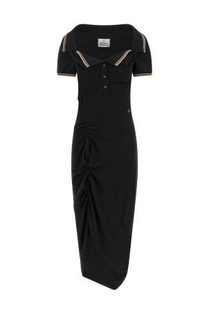 'Long Monday Pulling' dress Black