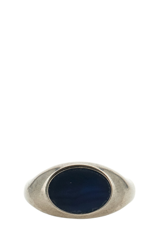 'Stone Signet' ring Blue