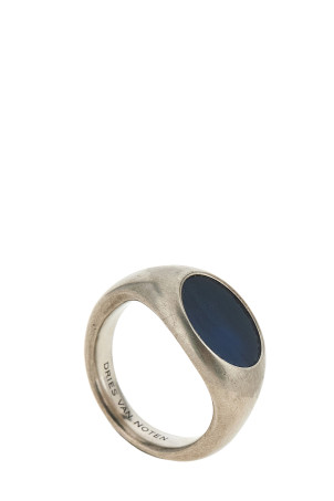 'Stone Signet' ring Blue