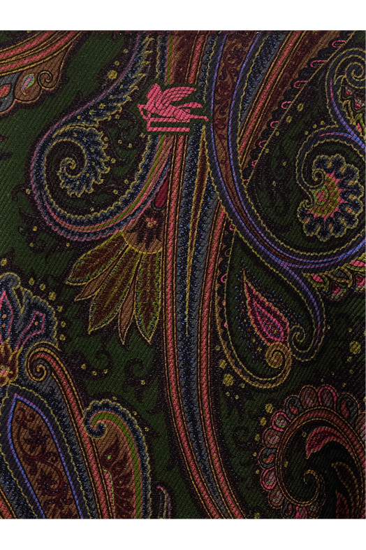 Reversible paisley dégradé cape Multicolor