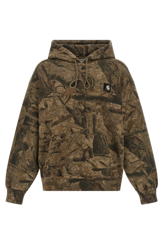 'Feather Tree' hoodie Green