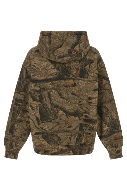 'Feather Tree' hoodie Green