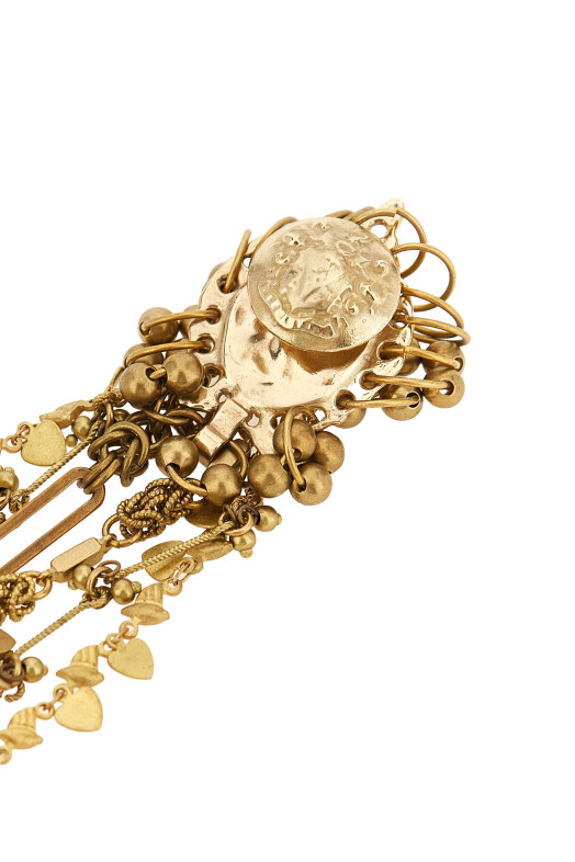 Cascade pendant brooches Gold