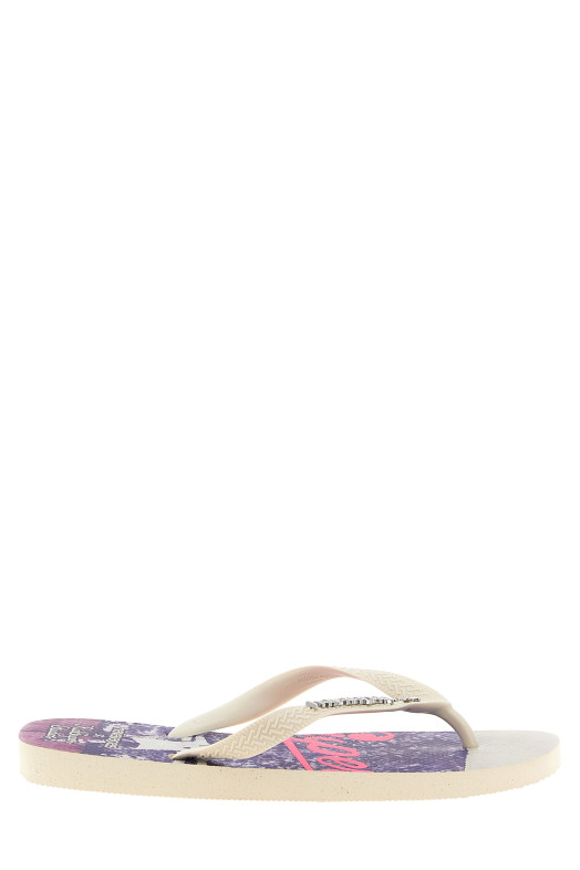 Havaianas x KidSuper «Top Futebol» — разноцветные шлепанцы 415071300121