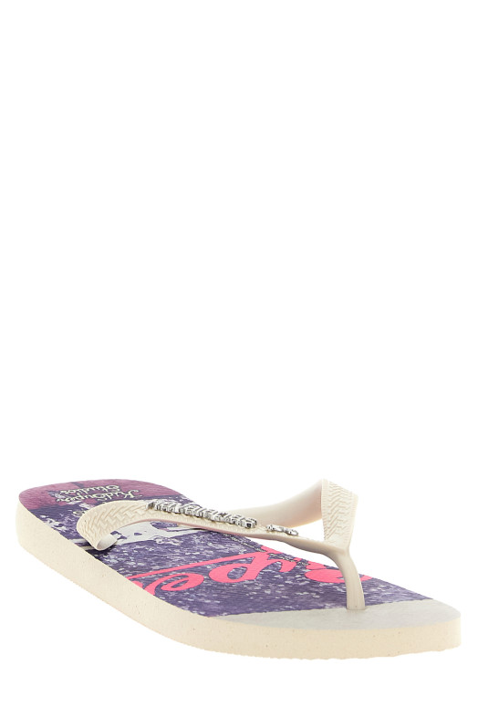 Havaianas x KidSuper «Top Futebol» — разноцветные шлепанцы 415071300121