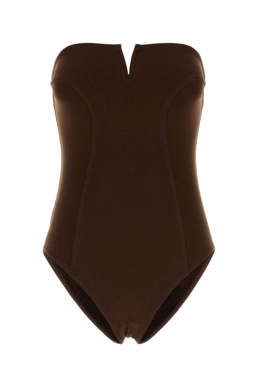 Brown stretch nylon Apparence swimsuit ERES (012646)