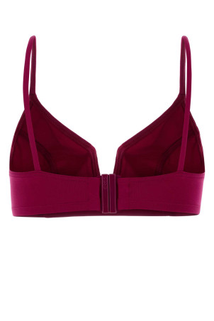 Fuchsia stretch nylon Ã‰lancÃ©e bikini top ERES (032630)