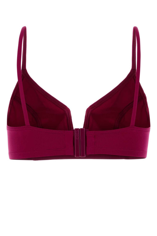 Fuchsia stretch nylon Ã‰lancÃ©e bikini top ERES (032630)