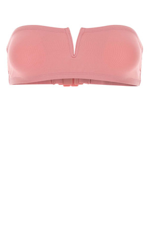 Pink stretch nylon Arcade bikini top ERES (032631)