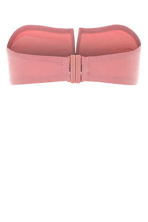 Pink stretch nylon Arcade bikini top ERES (032631)