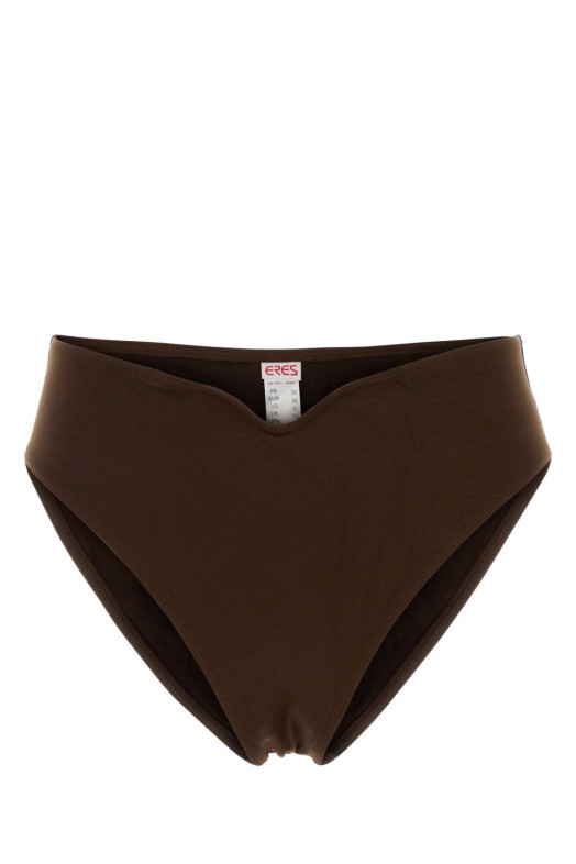 Brown stretch nylon Prestance bikini bottom ERES (042634)