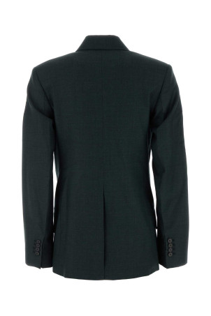 Bottle green wool blazer VICTORIA BECKHAM (1426WJK007911A)